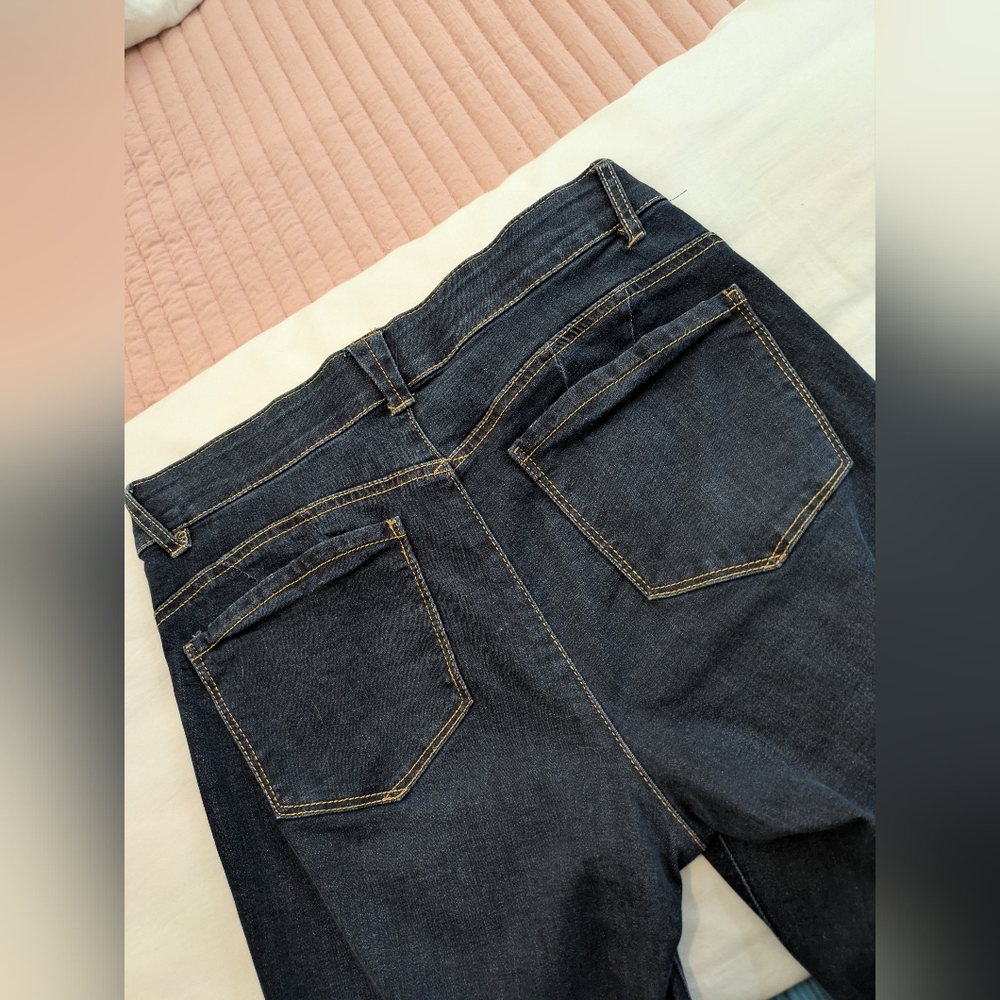 Democracy Women's Dark Blue Jeans - Picture 7 of 8